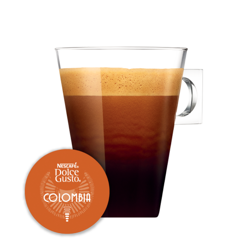 Chávena e Imagem Cápsula Lungo Colômbia Sierra Nevada NESCAFÉ® Dolce Gusto®